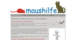 Desktop Screenshot of maushilfe.com