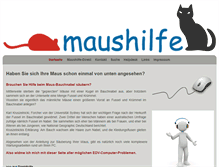 Tablet Screenshot of maushilfe.com